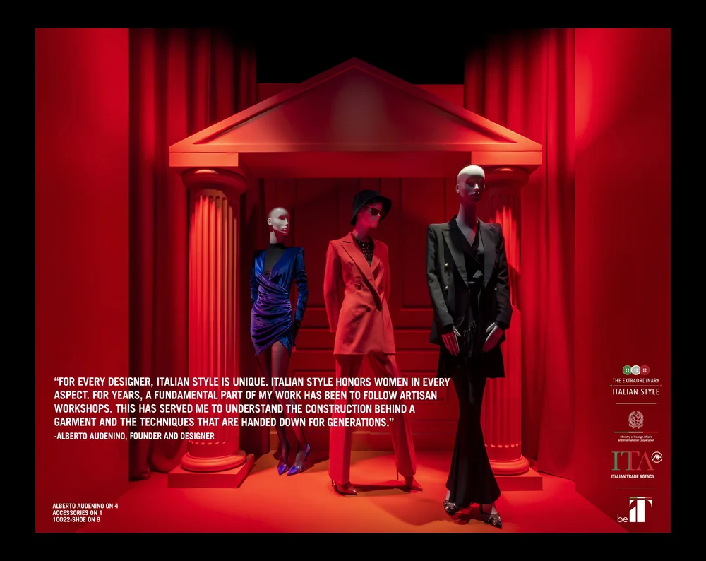 Saks x ITA Partnership Windows