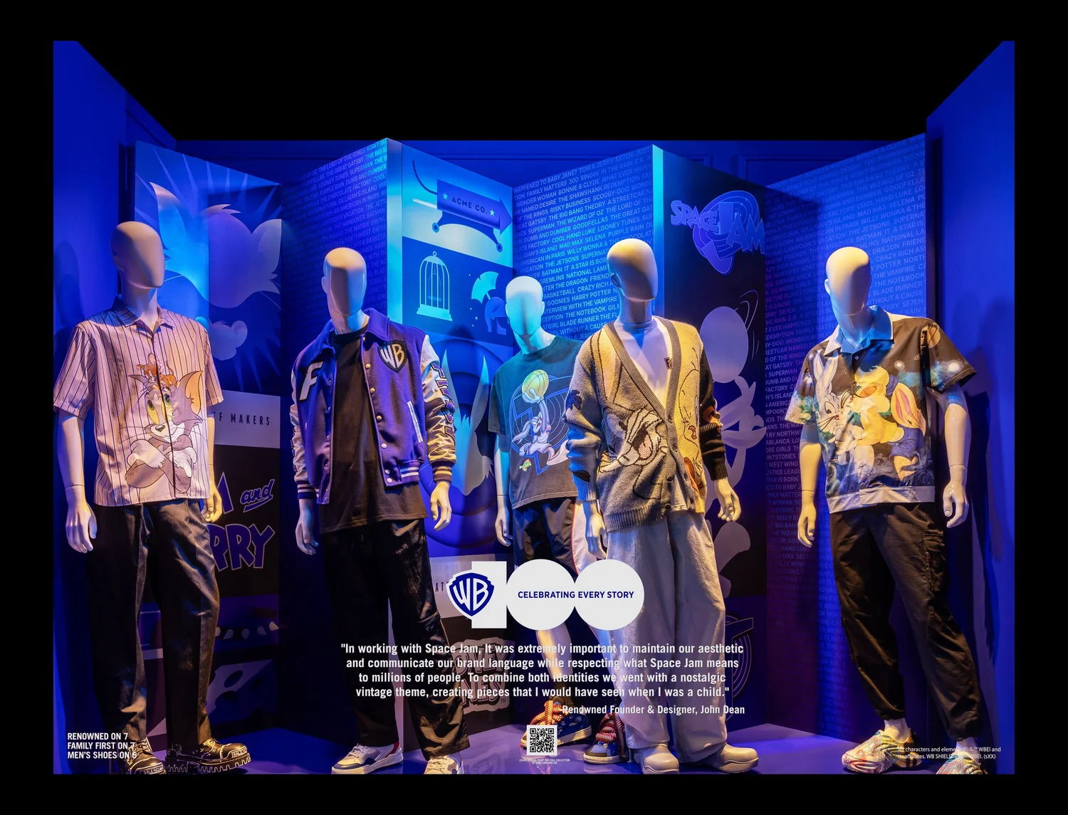 Saks x Warner Bros. Windows