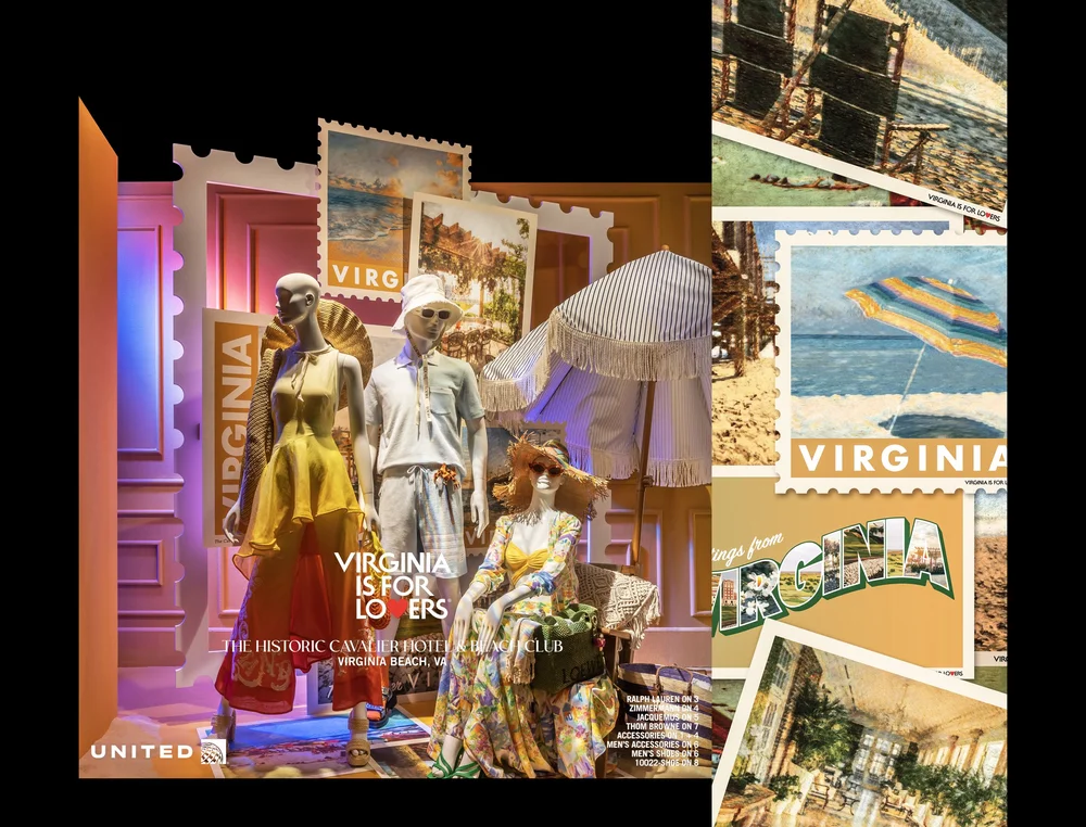 Saks x Virginia is for Lovers Windows